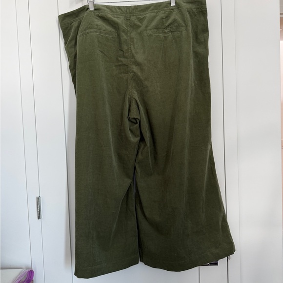 By Anthropologie Pleated Wide Leg Corduroy Trousers - Picture 12 of 12